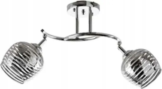 Univerzális mennyezeti lámpa, két világítási irány, ezüst konyhai