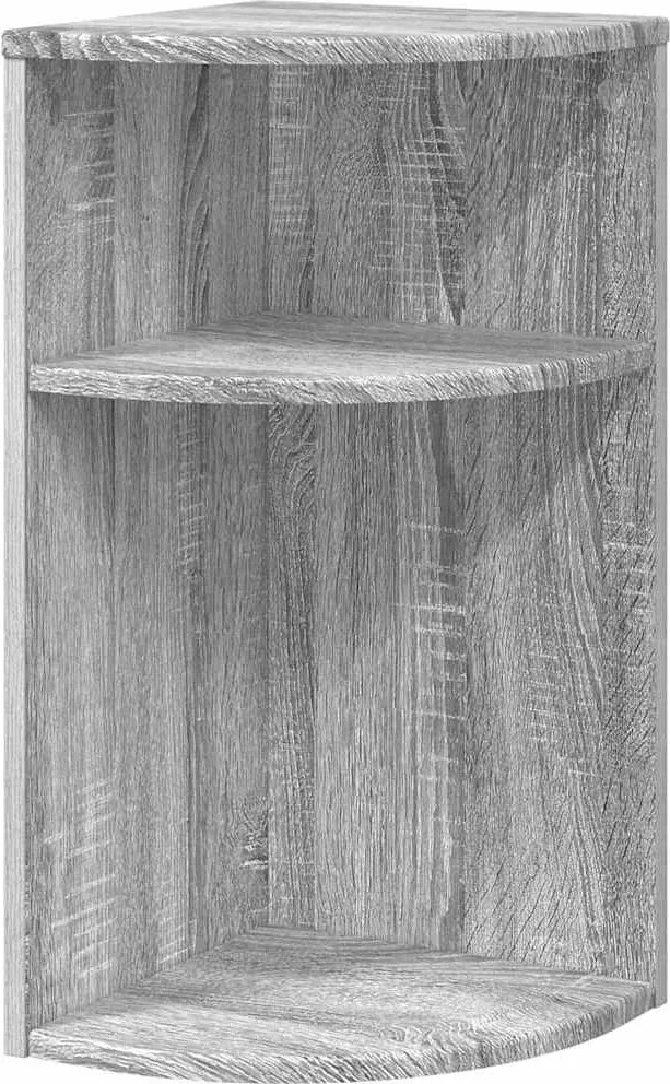 vidaXL Végasztal Szürke Sonoma 29,6 x 29,6 x 60 cm Faanyag