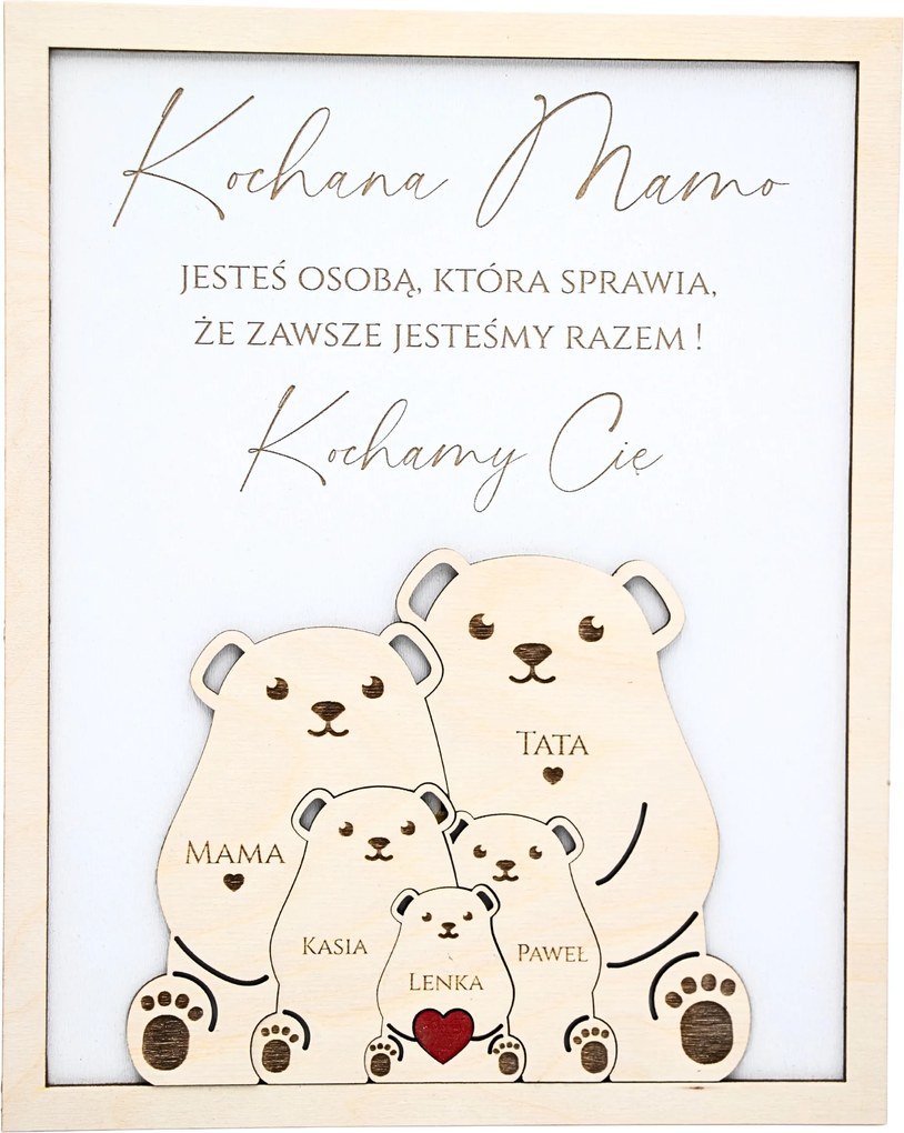 Ajándék Anyának Anyák Napjára születésnapra köszönő keret Név Gravírozással