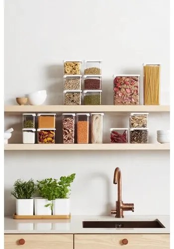 SmartStore Modular műanyag tárolódoboz, 2250 ml, 13 x 9 x 28 cm, 2250 ml