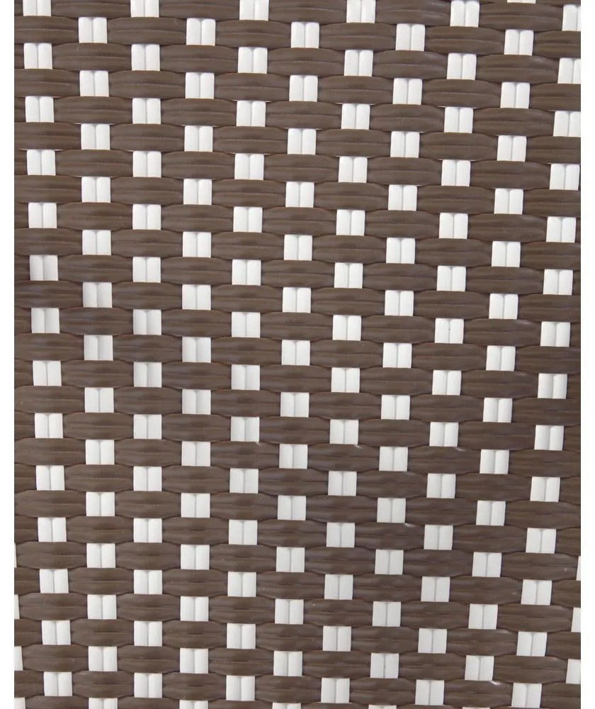 Barna fém-műanyag kerti szék Marilyn – Kave Home