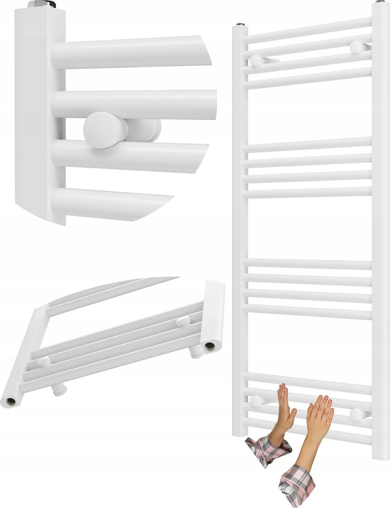 Fürdőszobai Radiátor Fehér Létra 50x110 cm Radiátor Modern Breno