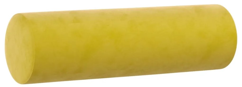 3 személyes sárga bársony kanapé díszpárnákkal 180 cm
