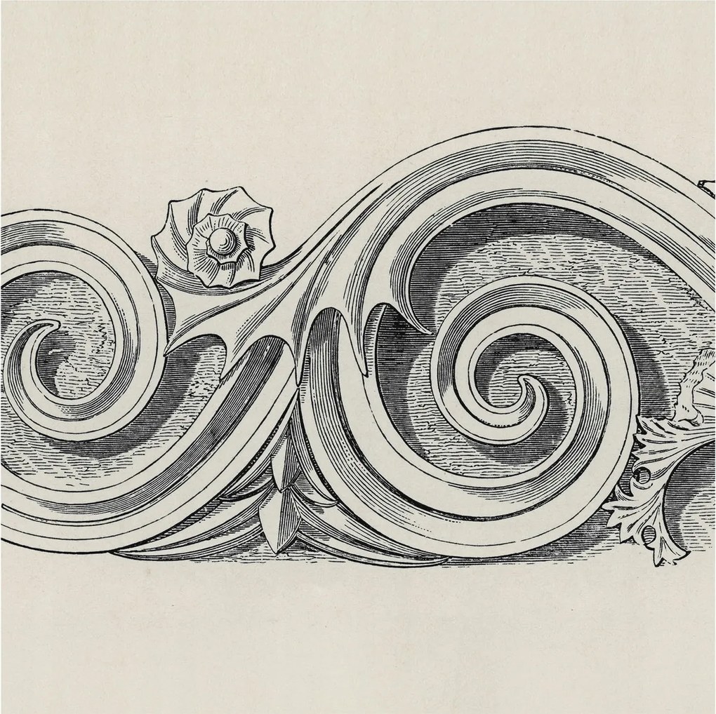 Divatos 3D Fali Tapéta Növényi Dísz 250x250 Ragasztóval