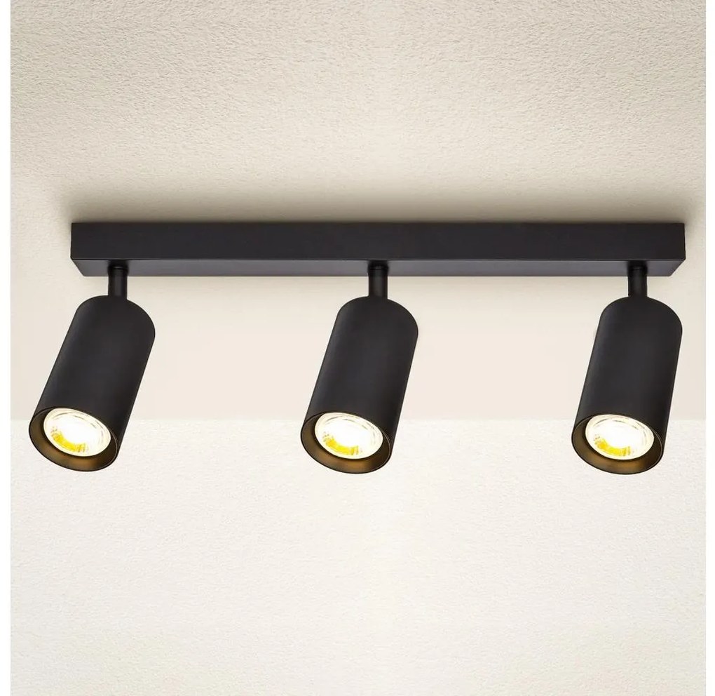 Brilagi - Spotlámpa SELE 3xGU10/30W/230V fekete WO-A5-OEM
