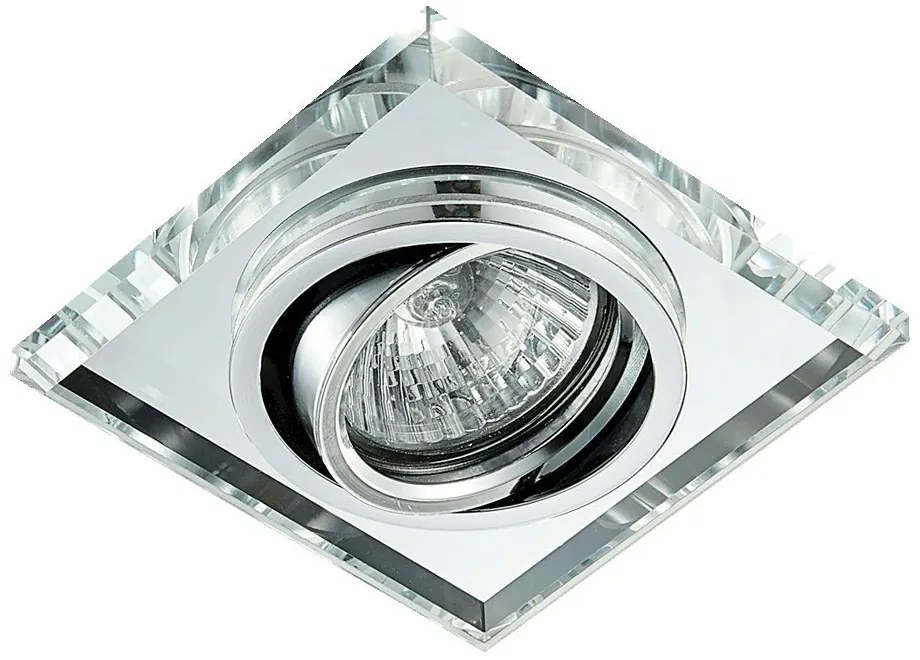 Prezent ELEGANT GLASS MOVABLE 71063 Beépíthető spotlámpa 1x50W/GU10 IP20