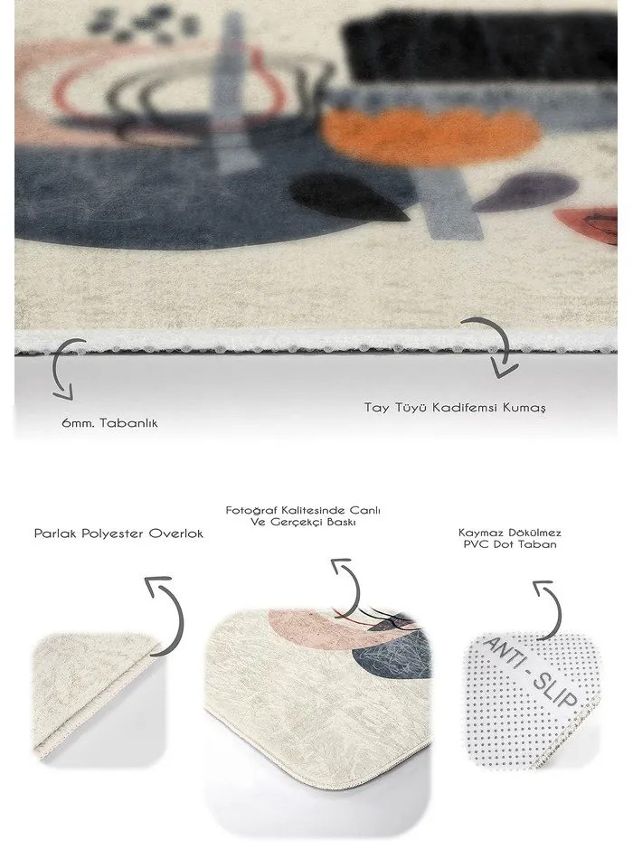 Bézs bársony fürdőszobai kilépő szett 2 db-os 60x100 cm – Mila Home