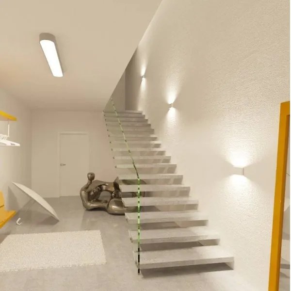 LED2 - LED Kültéri fali lámpa FLAT 2xLED/3W/230V IP65 fehér