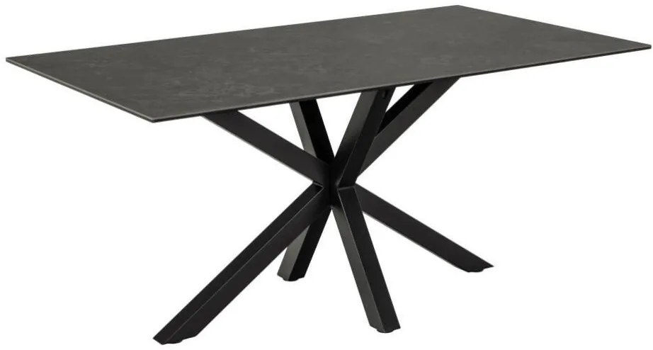 Heaven Fekete Kerámia Étkezőasztal 160 cm