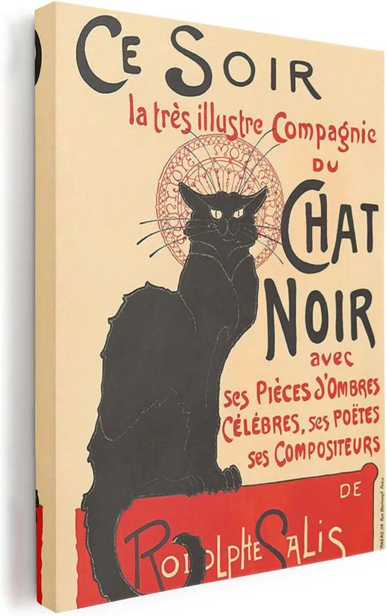 Theophile Steinlen: A La Tournee du Chat Noir 1896 vászonkép
