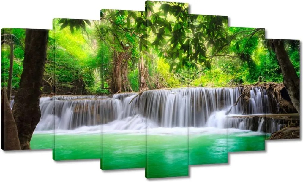 Festmények 140x80 Tájkép vízesés