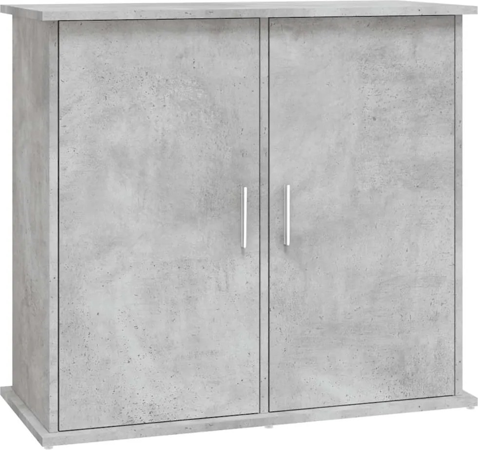 vidaXL betonszürke akváriumállvány 81 x 36 x 73 cm rétegelt fából