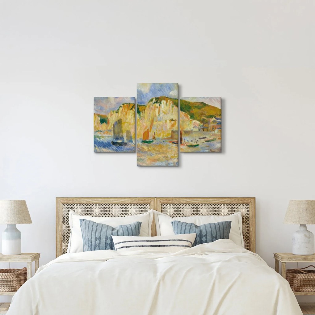Kép - Auguste Renoir, Sea and Cliffs, reprodukciók (90x60 cm)