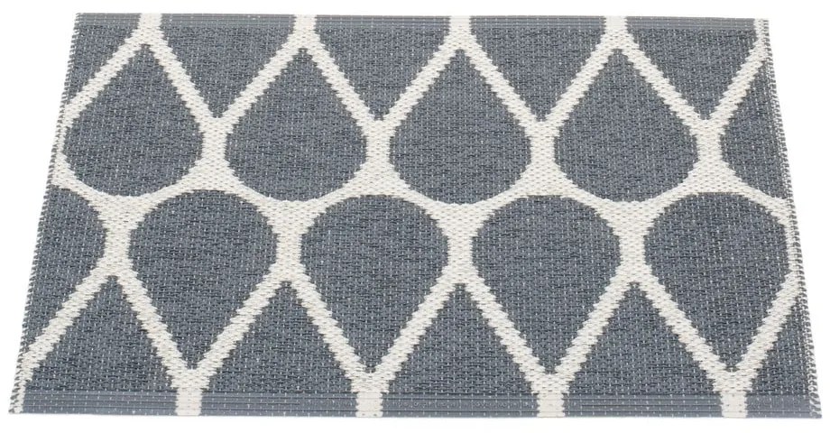 Sötétszürke kültéri-beltéri szőnyeg 70x50 cm Otis Granit – Pappelina
