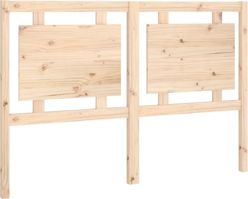 vidaXL tömör fenyőfa ágyfejtámla 145,5 x 4 x 100 cm