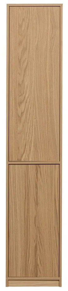 Natúr színű moduláris könyvespolc tölgyfa dekorral 120x243 cm Modulair – vtwonen