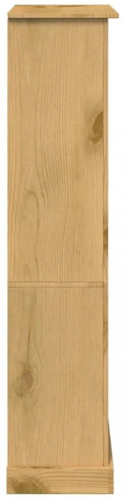5 szintes Corona-stílusú mexikói fenyő könyvespolc 80x40x170 cm