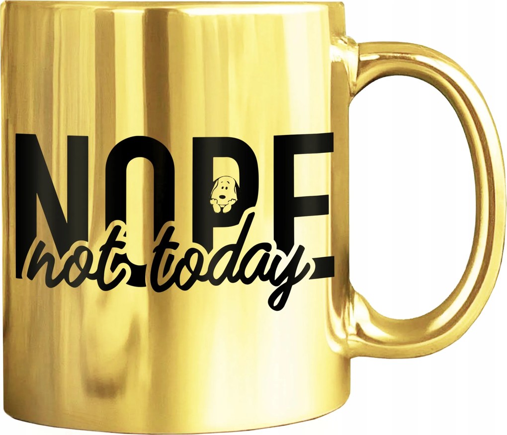 Arany Bögre Nyomott Mintával Snoopy Kutya Vicces Nyomott Mintás Ajándék 330 ML