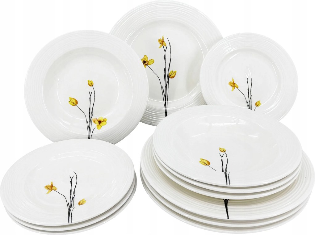 Croft Spring 12 részes porcelán éttányér készlet