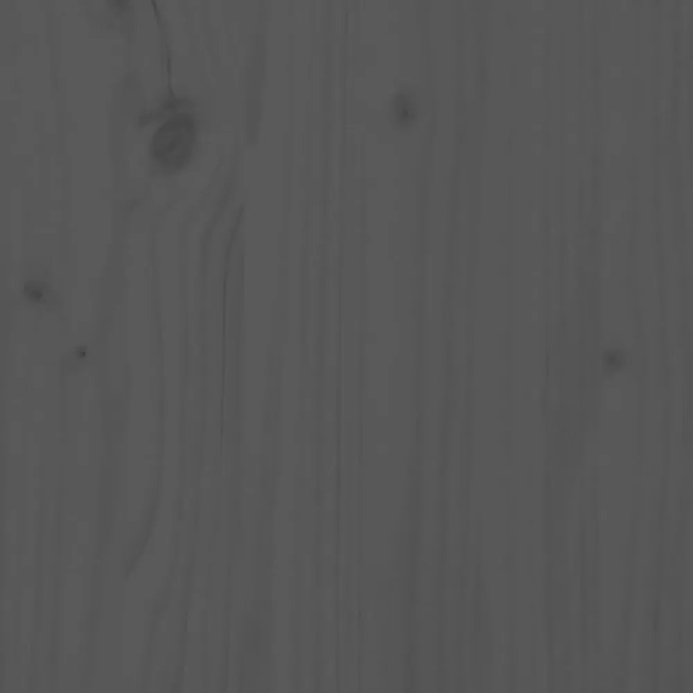 szürke tömör fenyőfa íróasztal 110x53x117 cm