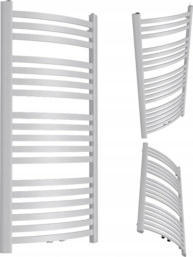 Mei-m 750/470 Szürke Színű Strukturált Fürdőszobás Radiátor