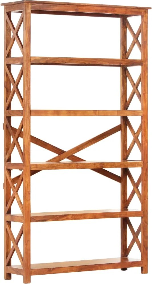 vidaXL tömör akácfa könyvszekrény mézszínű felülettel 100x30x180 cm
