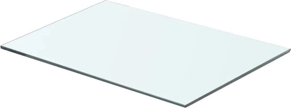 vidaXL Átlátszó üvegpolc panel 50x30 cm