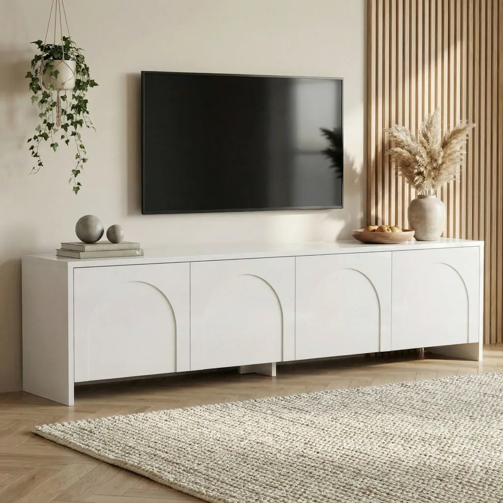 Aurelia - fehér TV-állvány