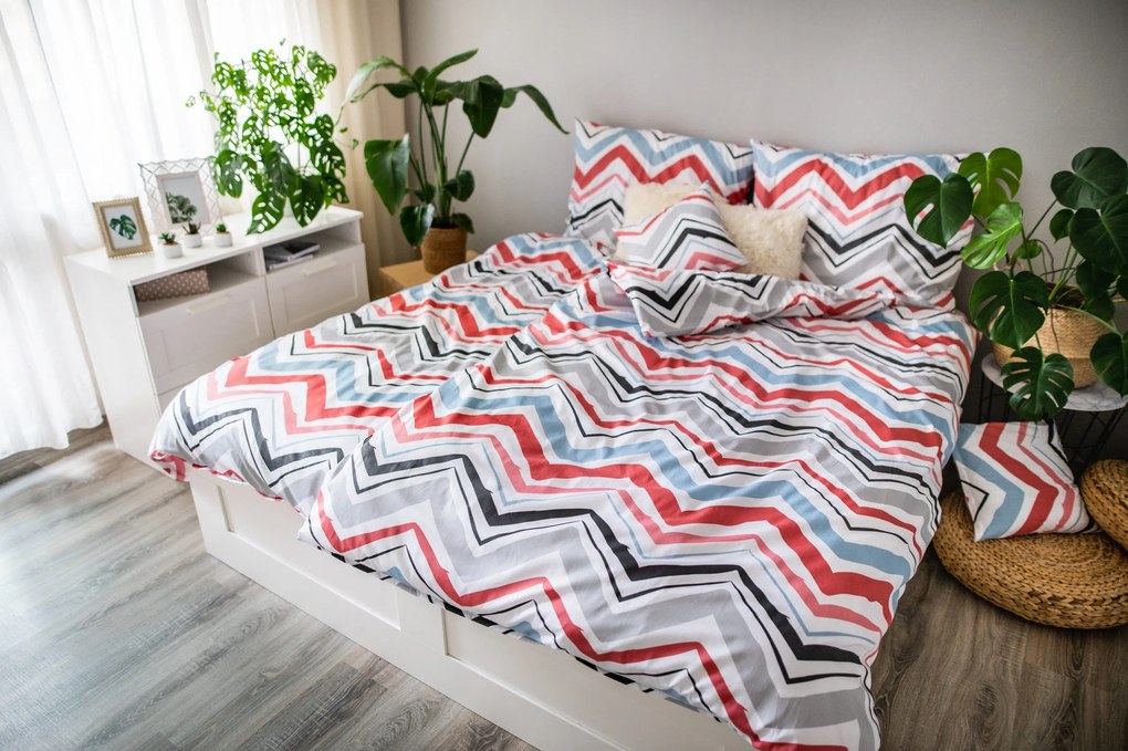 3 részes lepedő pamut szatén Marína 200x140cm+90x70cm TiaHome