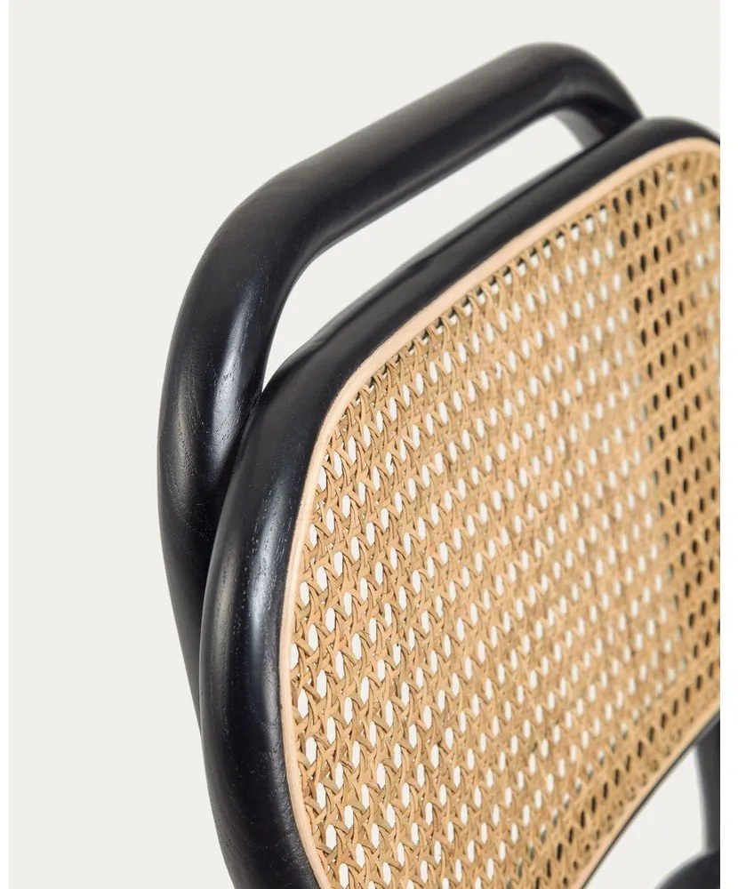 Fekete-bézs étkezőszék Doriane – Kave Home