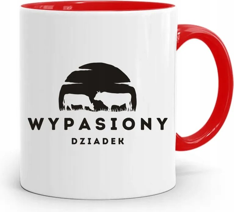 Piros Bögre Nagypapa Napjára Nagypapa nyomott mintával