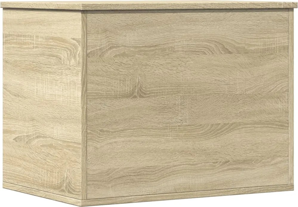 vidaXL sonoma tölgy színű szerelt fa tárolóláda 60x42x46 cm