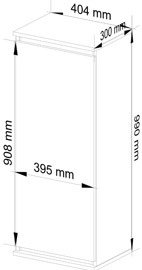 Függesztett szekrény Wren II (szonoma tölgy + fehér). Akció -14%. 1069113