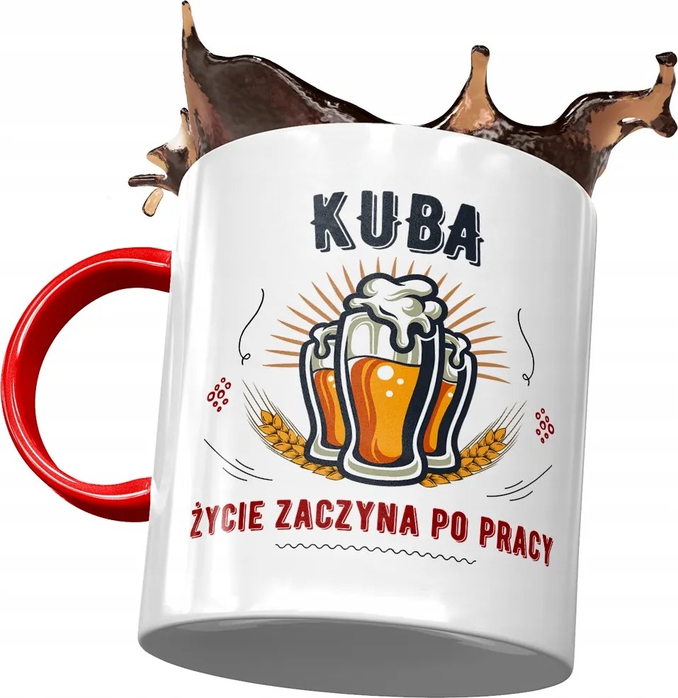 Piros Bögre Jakab Kuba Férj Kolléga Ajándék Nyomtatott Fotóval