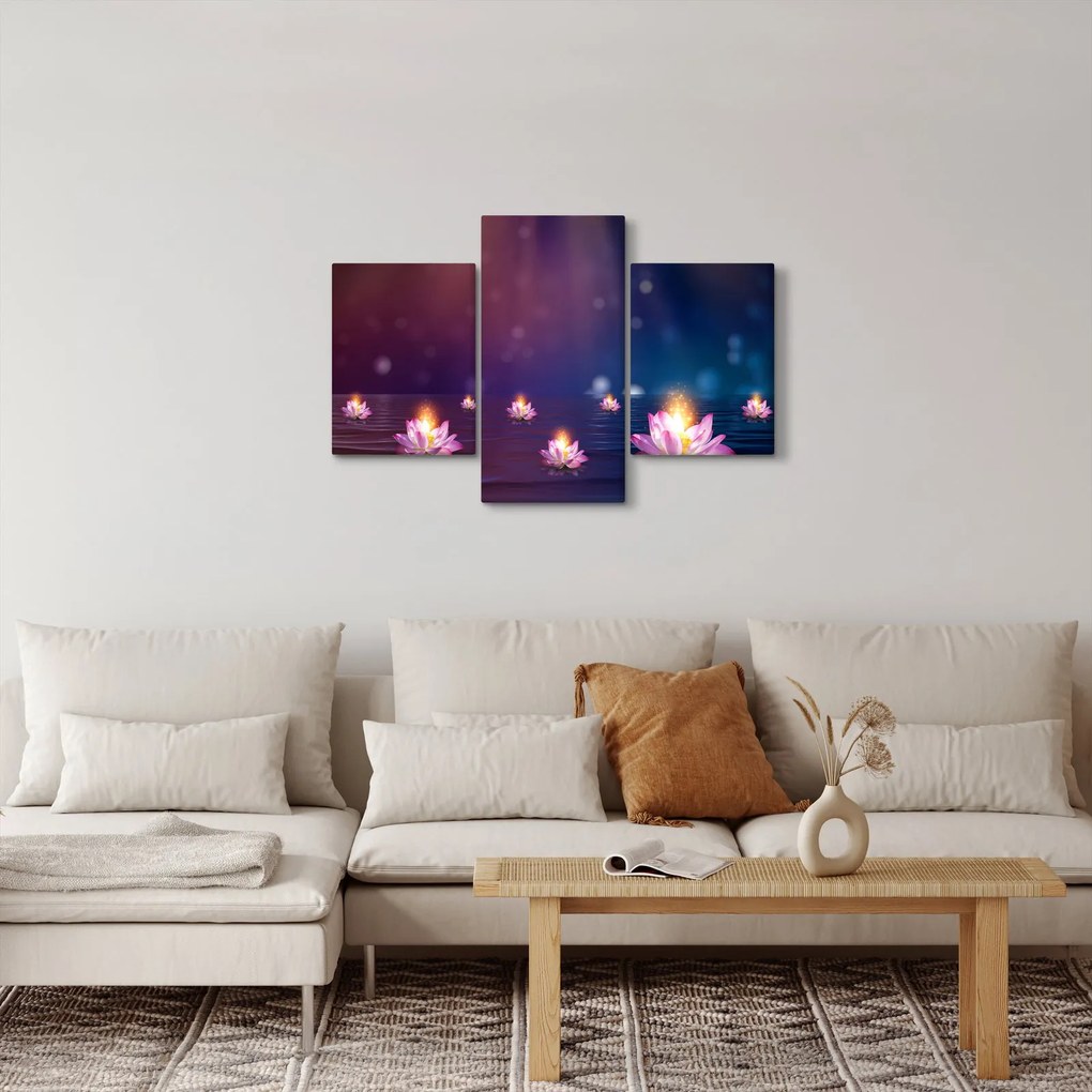Kép - varázslatos vízililiom (90x60 cm)