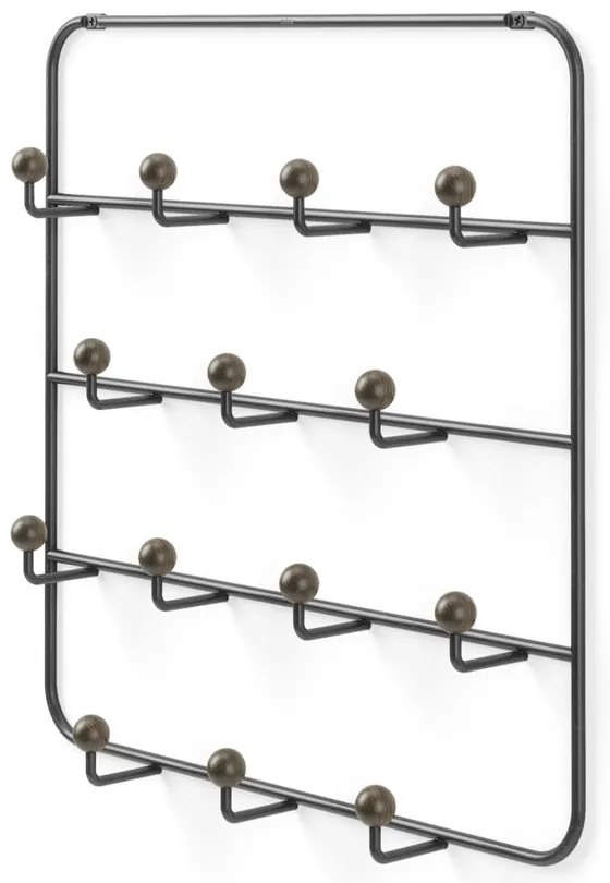 Fekete-natúr színű fém ajtófogas 36 cm Estique – Umbra