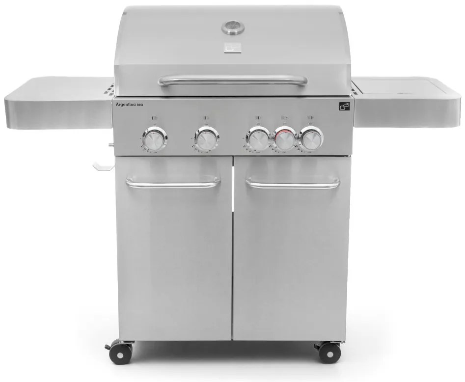 G21 Argentina BBQ Premium Line gázgrill, 5 égőfej + ajándék nyomáscsökkentő