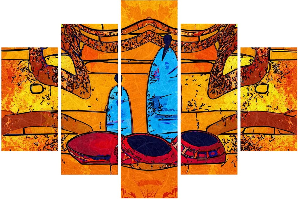Kép - Ősi festészet (150x105 cm)
