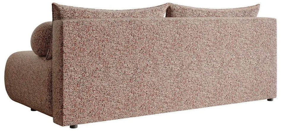 Háromszemélyes kanapé Didier mini (tégla + fekete). Akció -15%. 1100568