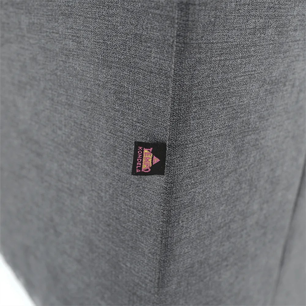 Kinyitható ülőgarnitúra, szürke szövet, balos, SANTIAGO