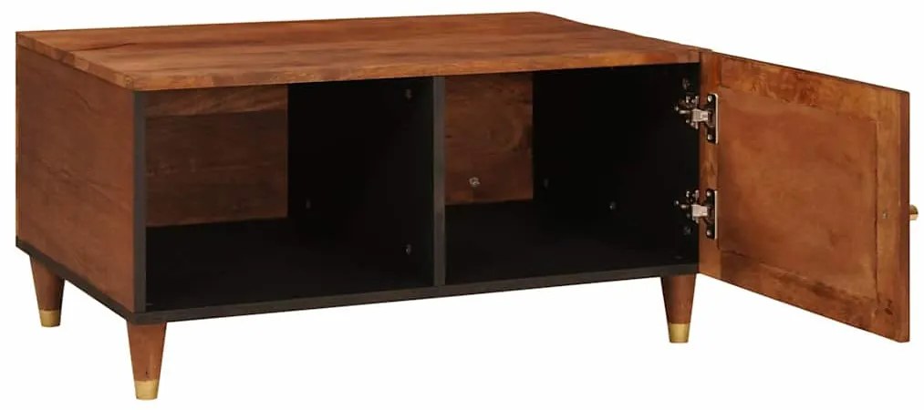 Dohányzóasztalok Barna 80 x 50 x 40 cm Kanna és tömör mango fa