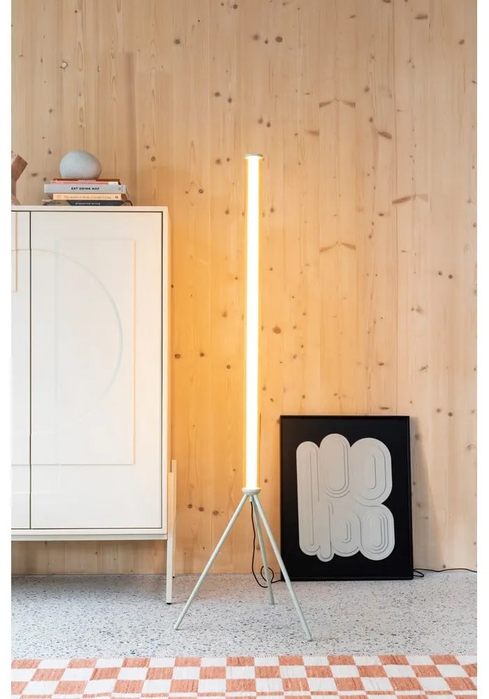 Bézs LED dimmelhető állólámpa üveg búrával (magasság 156 cm) Scotty – Zuiver