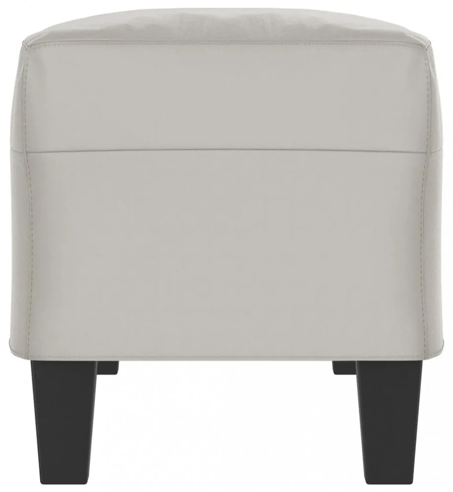 világosszürke mikroszálas szövet pad 100 x 35 x 41 cm