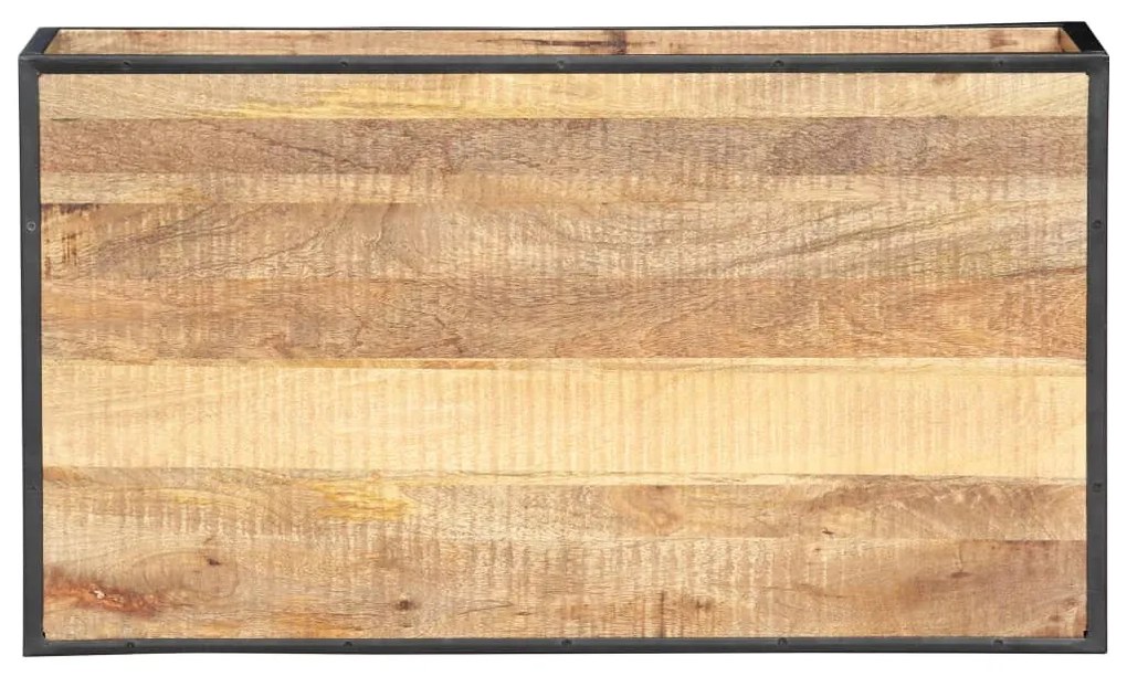 vidaXL tömör újrahasznosított fa dohányzóasztal 90 x 50 x 40 cm