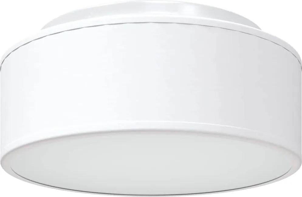 vidaXL Mennyezeti lámpa fényszórókkal Fehér 30 x 30 x 13,5 cm szövet