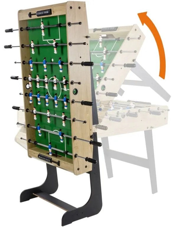 GamesPlanet® Csocsóasztal BELFAST Világos 121 x 101 cm