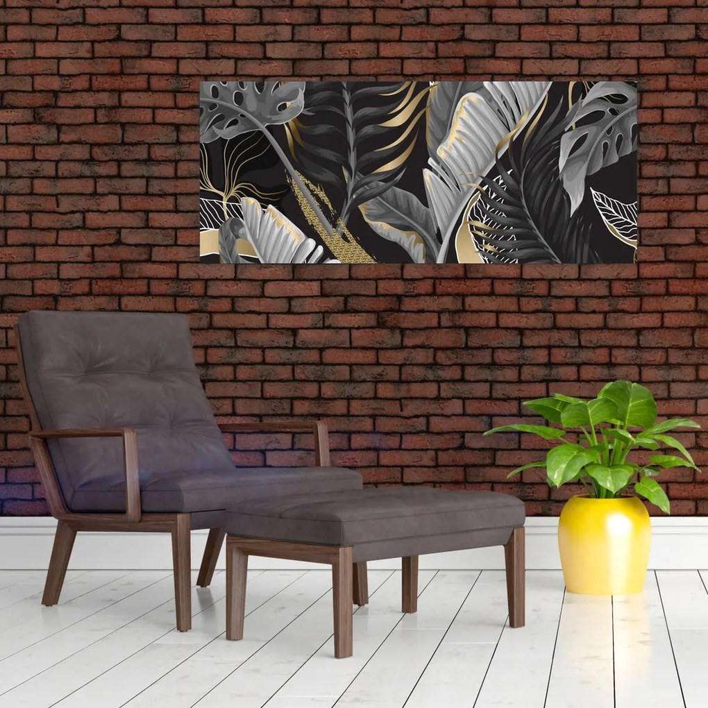 Kép - Arany dzsungel (120x50 cm)