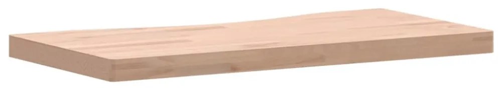 tömör bükkfa íróasztallap 80 x (36-40) x 4 cm