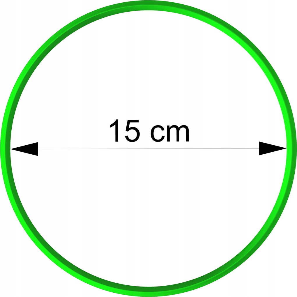 Mézeskalács lyukasztó geometrikus figurák kör 15cm