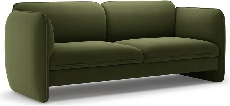 Zöld bársony kanapé 204 cm Georgia – Micadoni